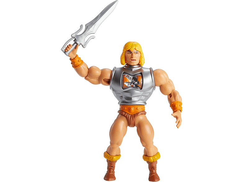 MATTEL Masters of the Universe Origins 14 cm Deluxe Figur: Battle Armor He-Man Actionfigur