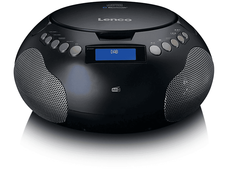 LENCO SCD-341 Multifunktionsradio, AM, DAB+, DAB, Bluetooth, schwarz FM, DAB+, FM