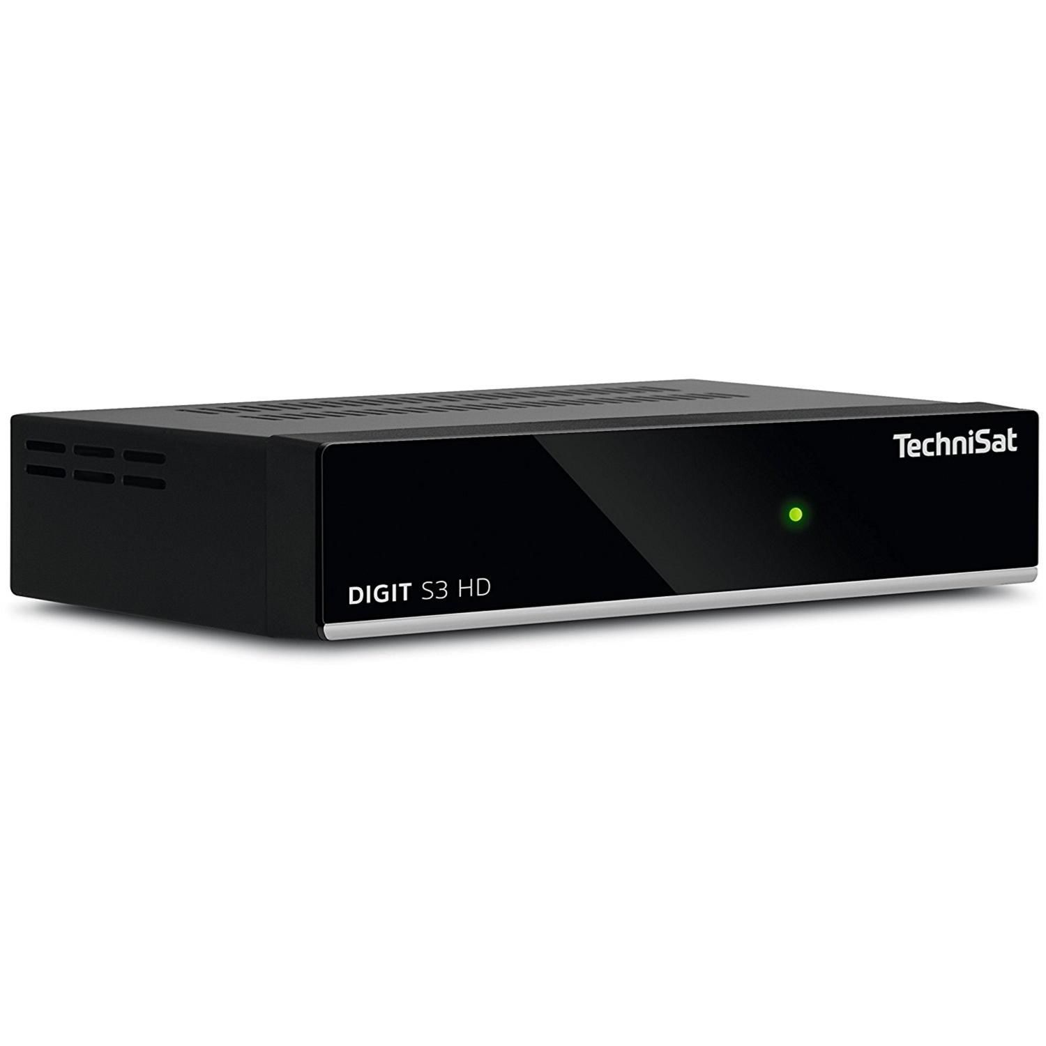 DVB-S2, V2 Digit HD (HDTV, schwarz) SAT-Receiver S3 DVB-S, TECHNISAT