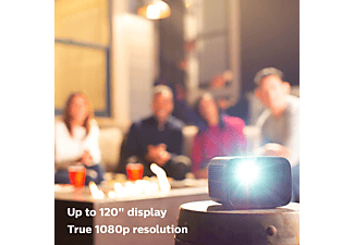 Proyector LED PPX720/INT PHILIPS, 1920 x 1080 píxeles, Negro | MediaMarkt