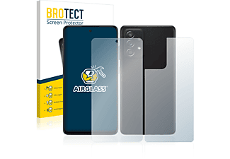 BROTECT Airglass klare Schutzfolie(für Samsung Galaxy A52 (Vorder + Rückseite))