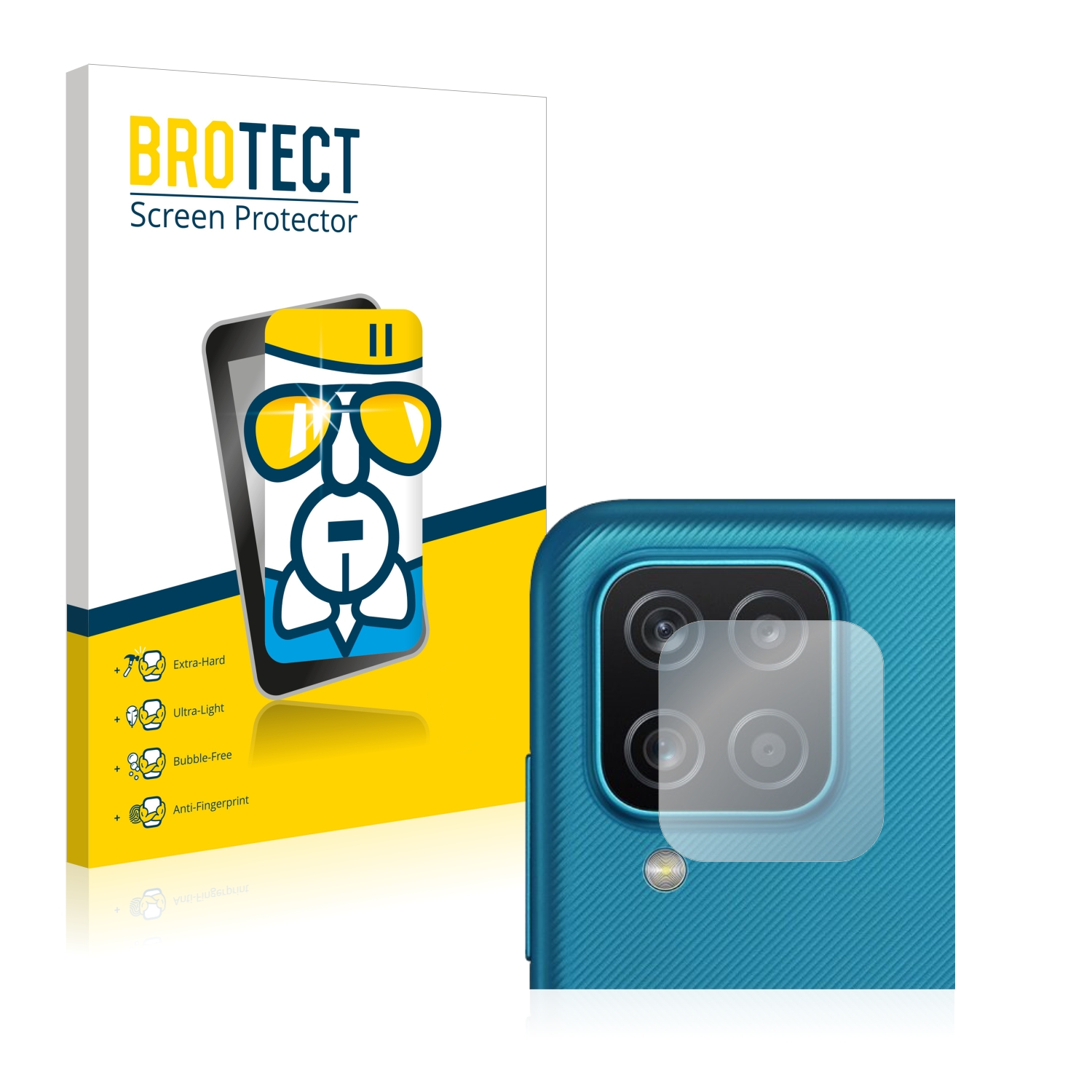 BROTECT Airglass Schutzfolie(für Galaxy A12) klare Samsung