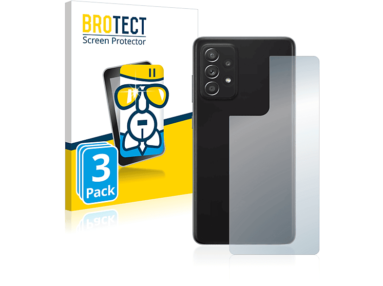BROTECT 3x Airglass Galaxy A52) Schutzfolie(für Samsung klare