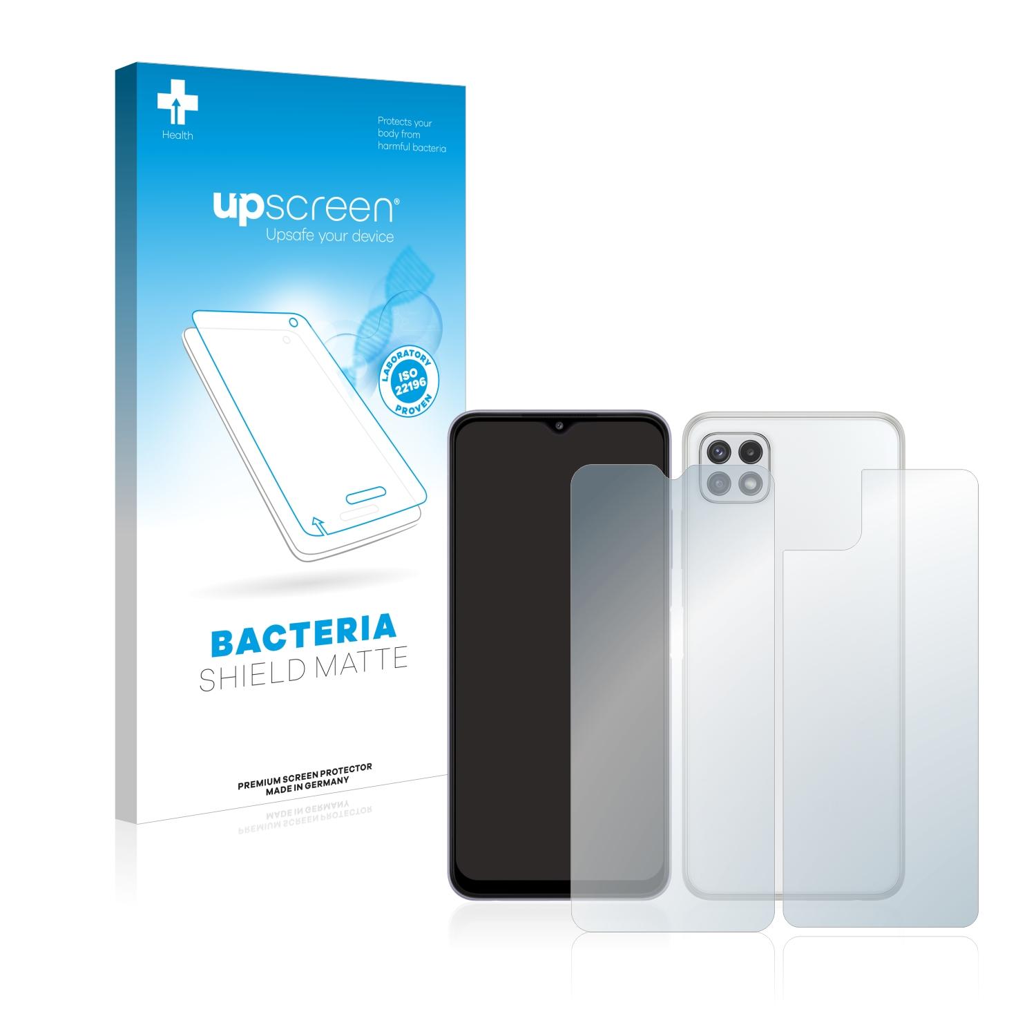 UPSCREEN antibakteriell A22 Samsung entspiegelt 5G) matte Schutzfolie(für Galaxy