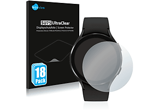 SAVVIES 18x klare Schutzfolie(für Samsung Galaxy Watch 4 (44mm))