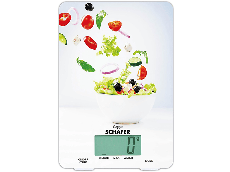(Max. Tragkraft: SCHÄFER 5 Digitale Küchenwaage kg
