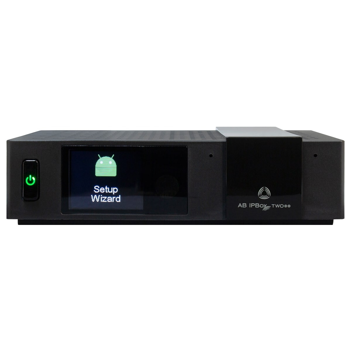 AB-COM IPBox TWO IP-Receiver Twin DVB-S2, (HDTV, Twin PVR-Funktion=optional, Tuner, Receiver Schwarz)