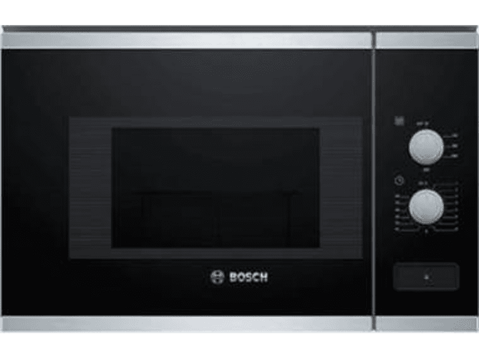 Microondas integrable - BFL520MS0 BOSCH, 800 W, 5 potencia, 20 l, Negro, Acero inoxidable