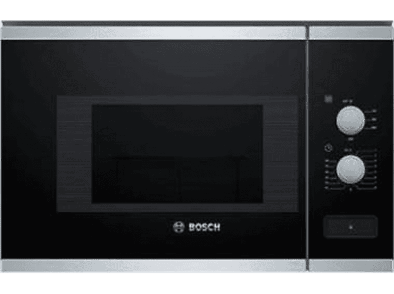 Microondas integrable BOSCH BFL520MS0, 1 kW, 5 potencia, 1 l, Negro