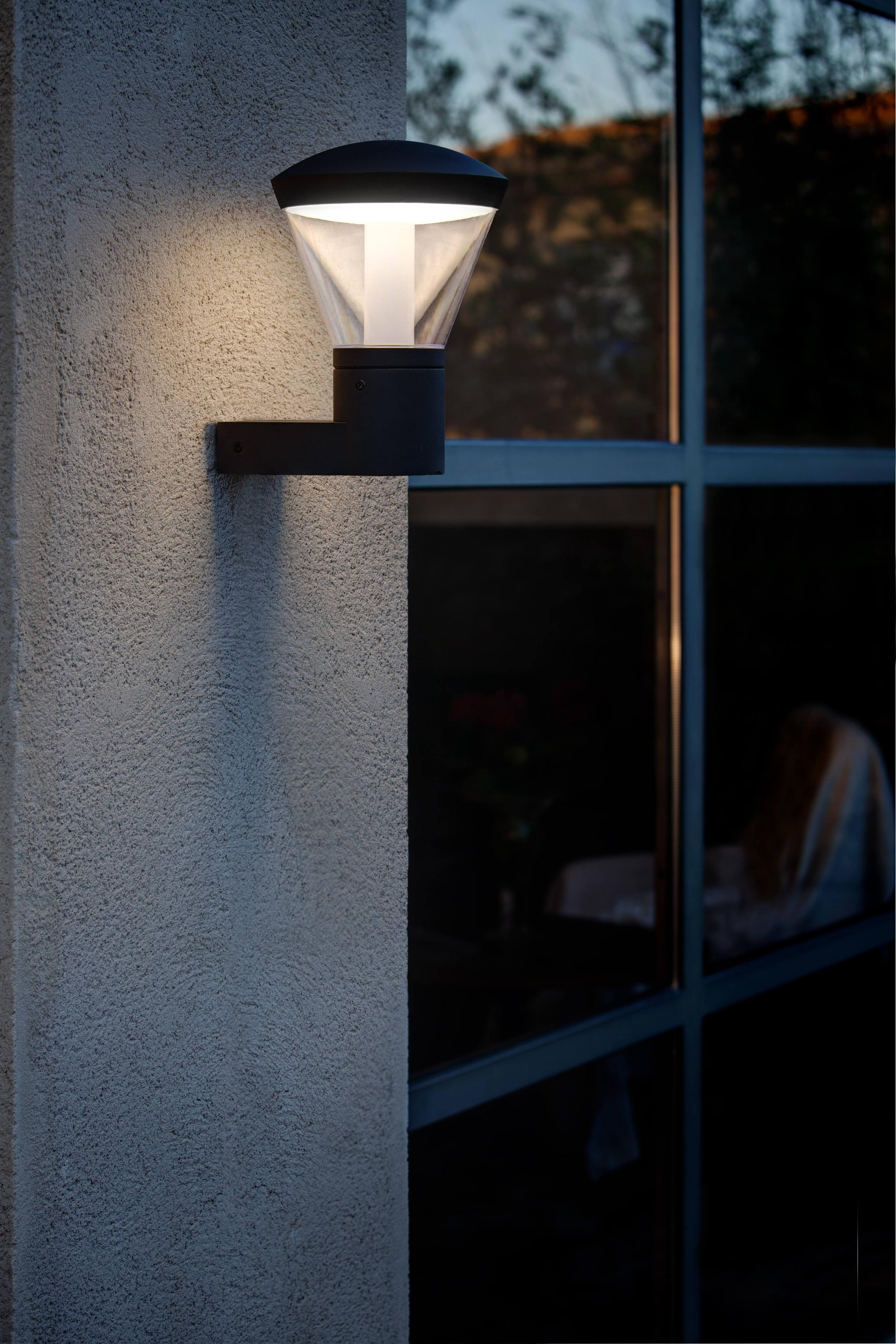 FARO Shelby Außen-Wandleuchte LED warmweiß