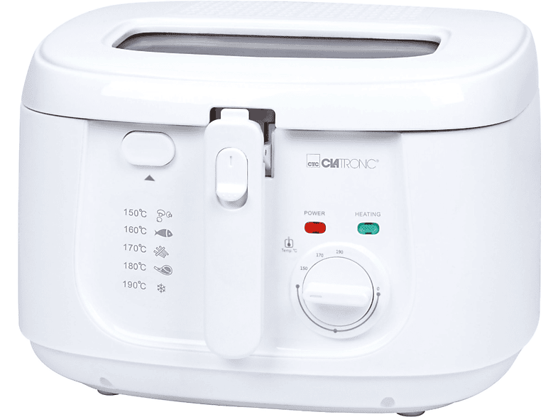 CLATRONIC FR 3771 Fritteuse 1800 Watt Weiß | MediaMarkt
