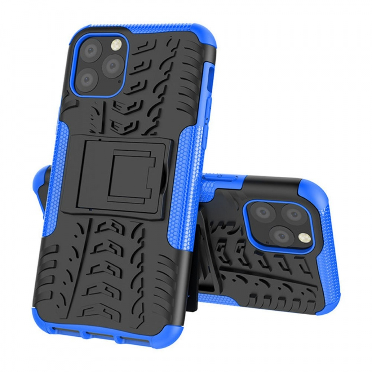 iPhone Pro Blau Backcover, CASEONLINE 2i1, Apple, Max, Stoßfest 11