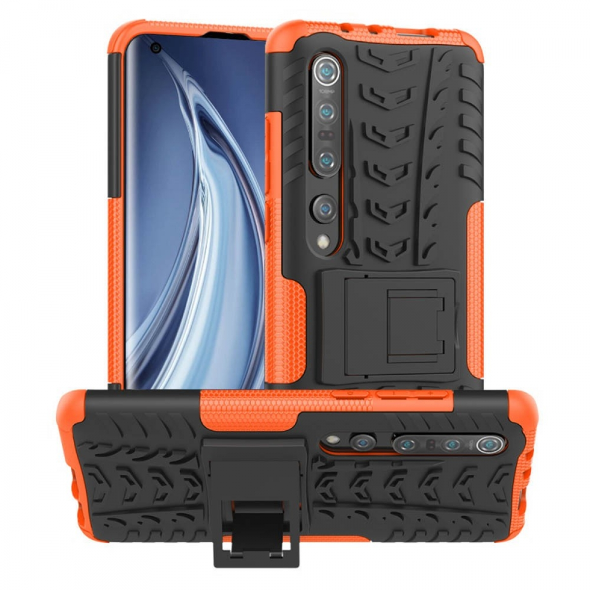 CASEONLINE Stoßfest 10, Mi 2i1, Orange Xiaomi, Backcover,