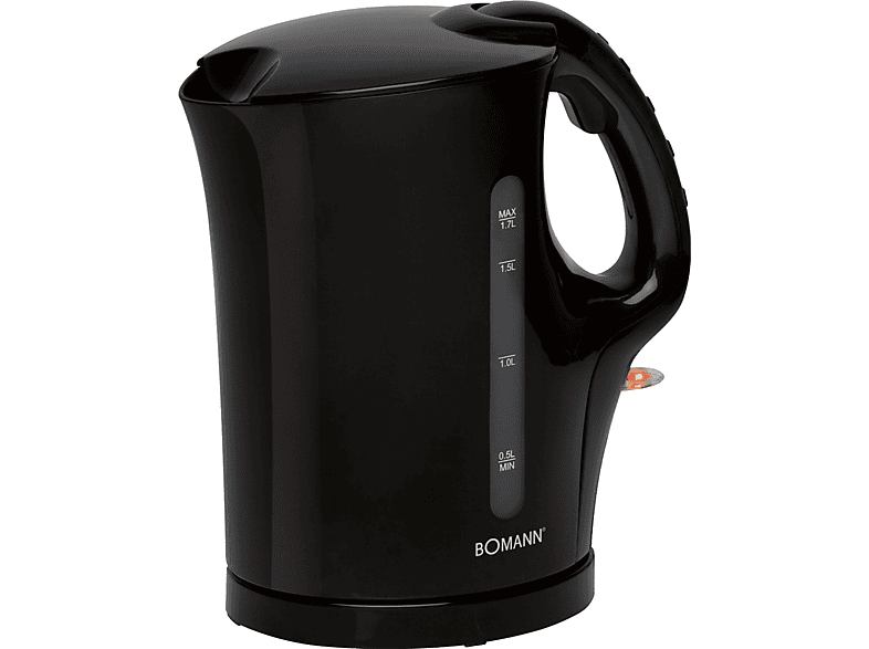 Hervidor de Agua Eléctrico BOMANN WK 5011 CB, 2200,0 W, 1.7 l, Negro MediaMarkt