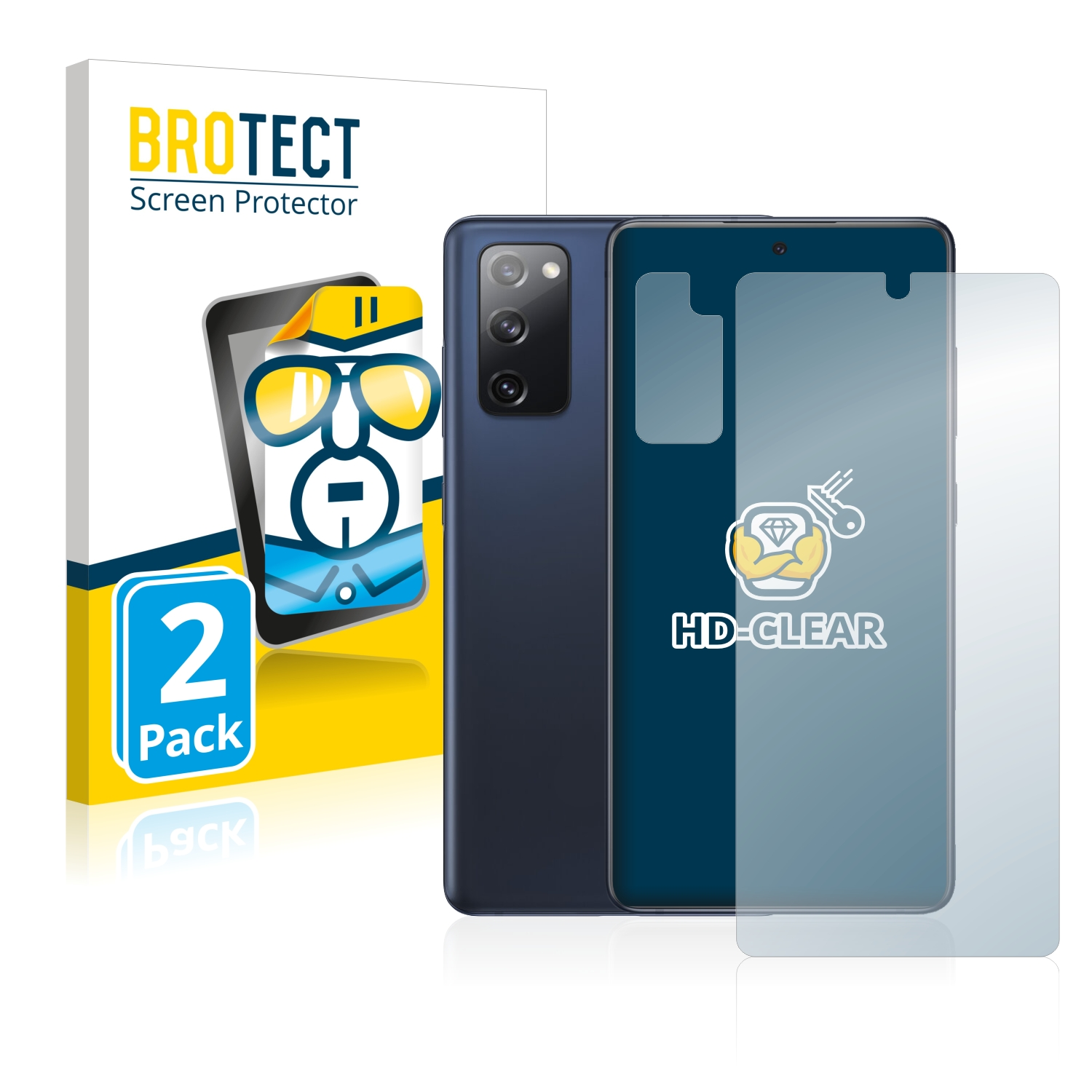 S20 klare FE 2x BROTECT Schutzfolie(für 5G) Galaxy Samsung