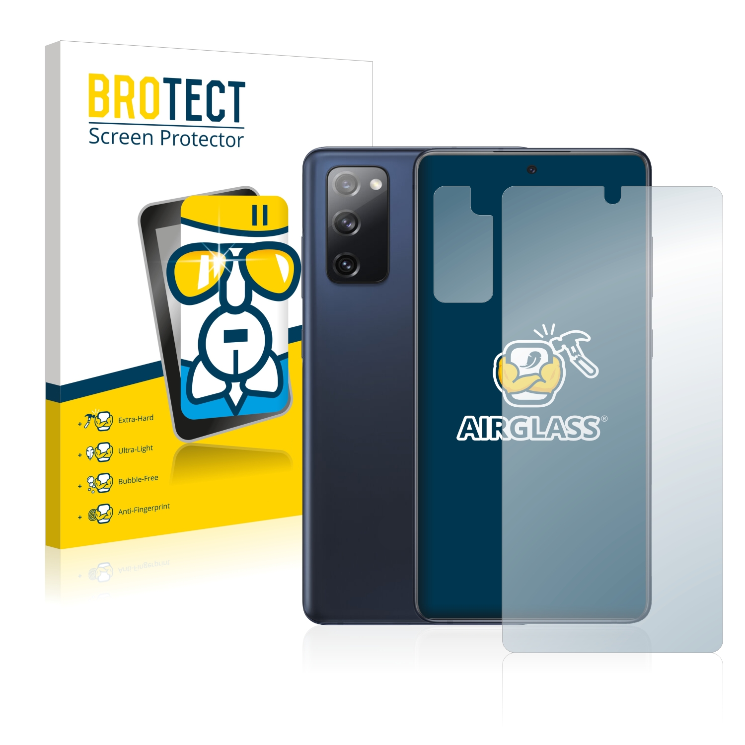 BROTECT Airglass klare FE Samsung 5G) S20 Schutzfolie(für Galaxy