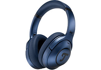 TEUFEL REAL BLUE NC, Over-ear Kopfhörer Bluetooth Steel Blue