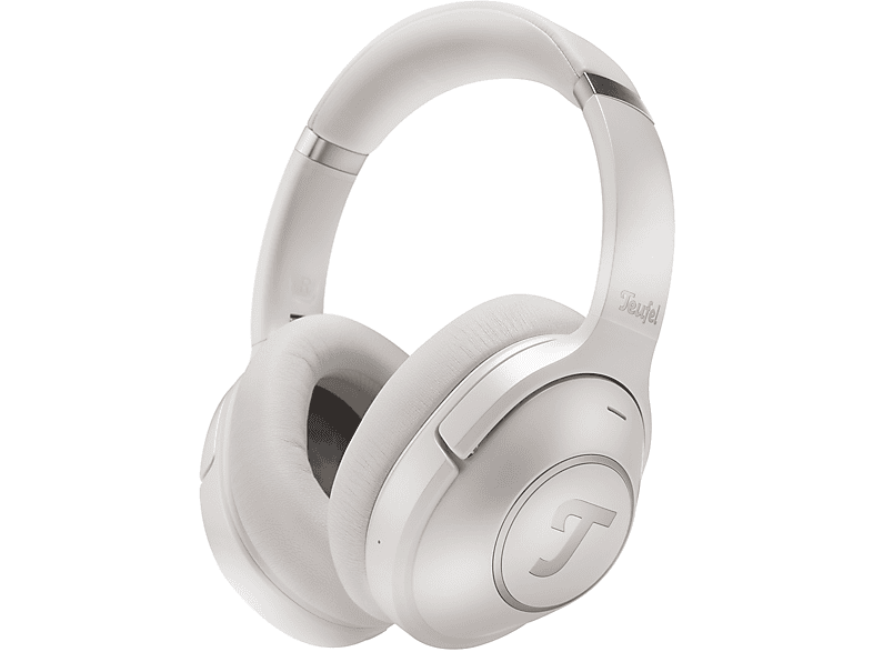 TEUFEL REAL BLUE NC, Over-ear Kopfhörer Bluetooth Pearl White