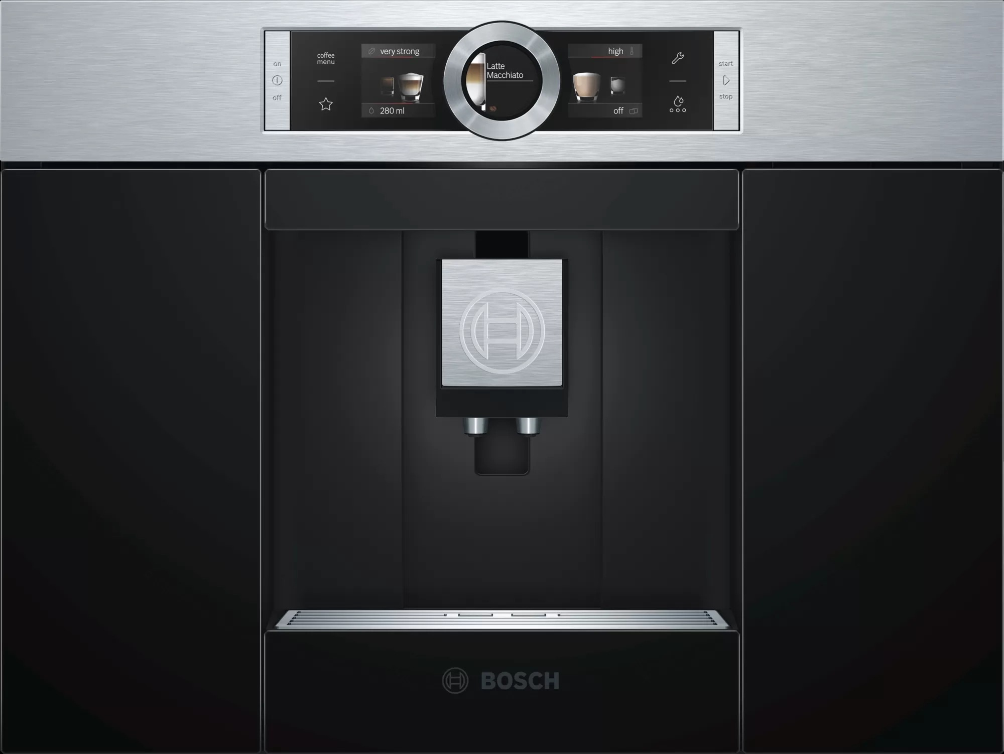 Cafetera express - CTL636ES1 BOSCH, 19 barbar, 1600 W, 2 tazas, Inox