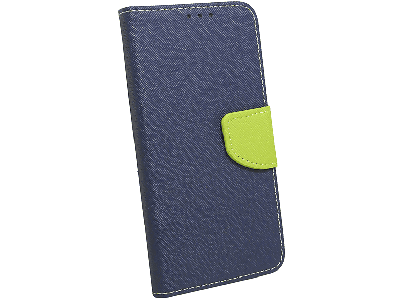 COFI Buch Tasche, Bookcover, Samsung, GALAXY S22 (SM-S901B), Blau-Grün