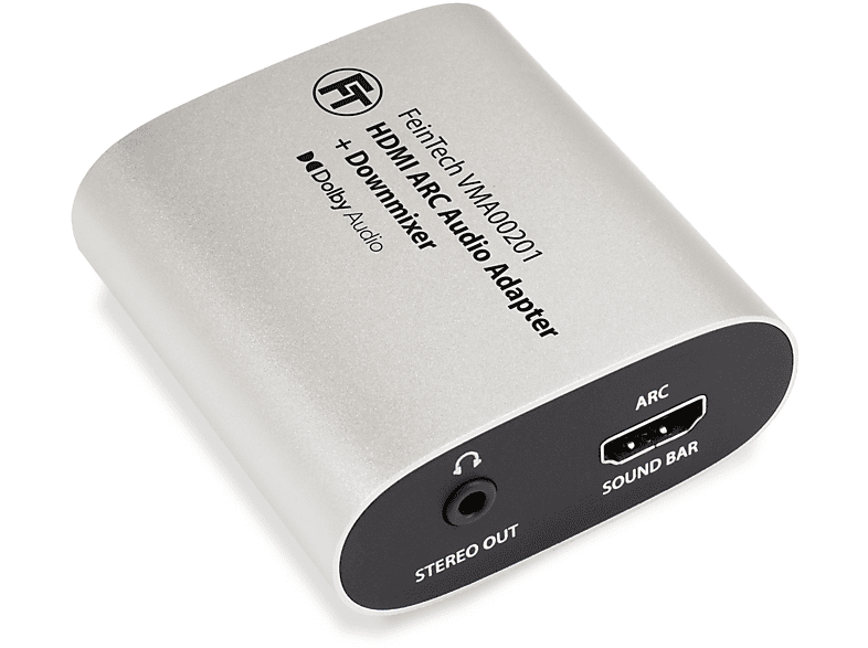 Audio für HDMI Konverter ARC FEINTECH Soundbar und Kopfhörer TV-Adapter HDMI Audio