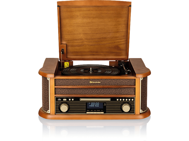 ROADSTAR HIF-1993 D+BT DAB+ Radio, DAB /DAB+ /FM, DAB+, Bluetooth, Holzfarben