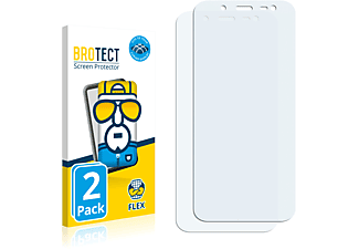 BROTECT 2x Flex Full-Cover 3D Curved Schutzfolie(für Samsung Galaxy J6 2018)