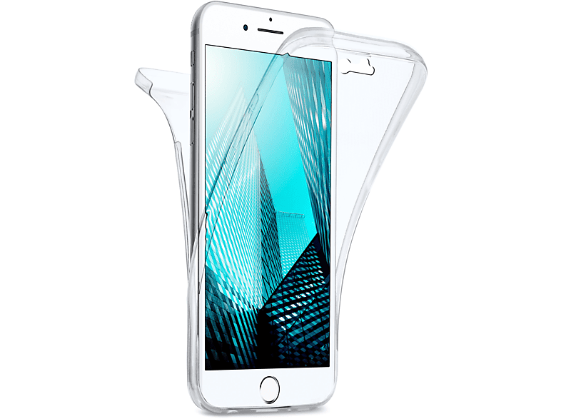 MOEX Double Case, Full / iPhone iPhone 7 Cover, 8, Crystal Apple