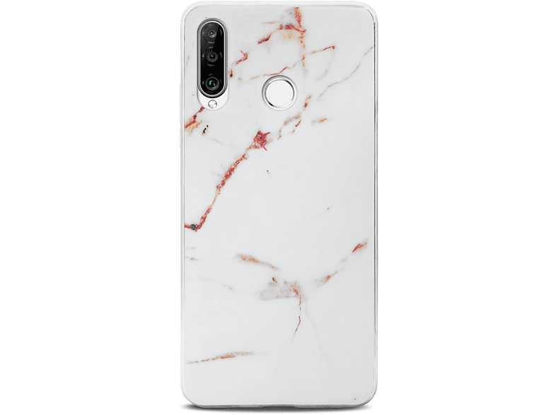 Cover Huawei P30 Custodia Huawei P30 PRO Fetrim - Cover Con Anello Rotante E Supporto Magnetico, Nero Cover Con Anello Girevole E Magnete - Foto 4