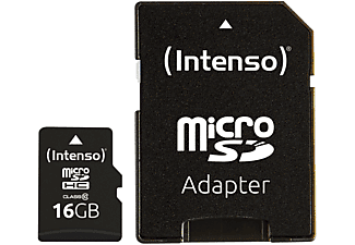 INTENSO Intenso microSD Card Class 10 16GB SDHC, Micro-SDHC Speicherkarte, 16 GB