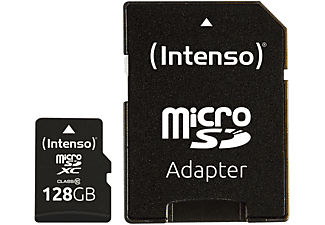 INTENSO Micro SD Card Class 10 128 GB, Speicherkarte, Schwarz