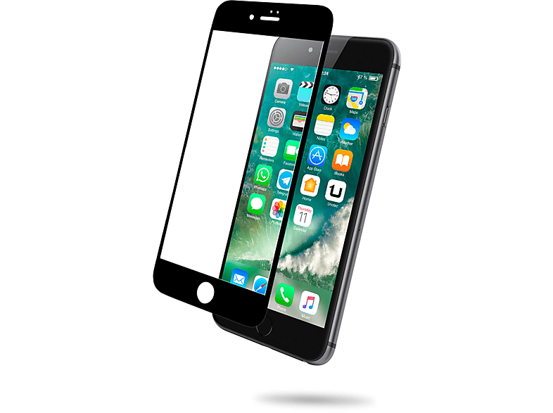 Cristal Templado - PROTECTOR CRISTAL TEMPLADO PARA IPHONE 7 PLUS UNOTEC,  Compatible con: Apple, iPhone 7/8 Plus, Cristal Templado