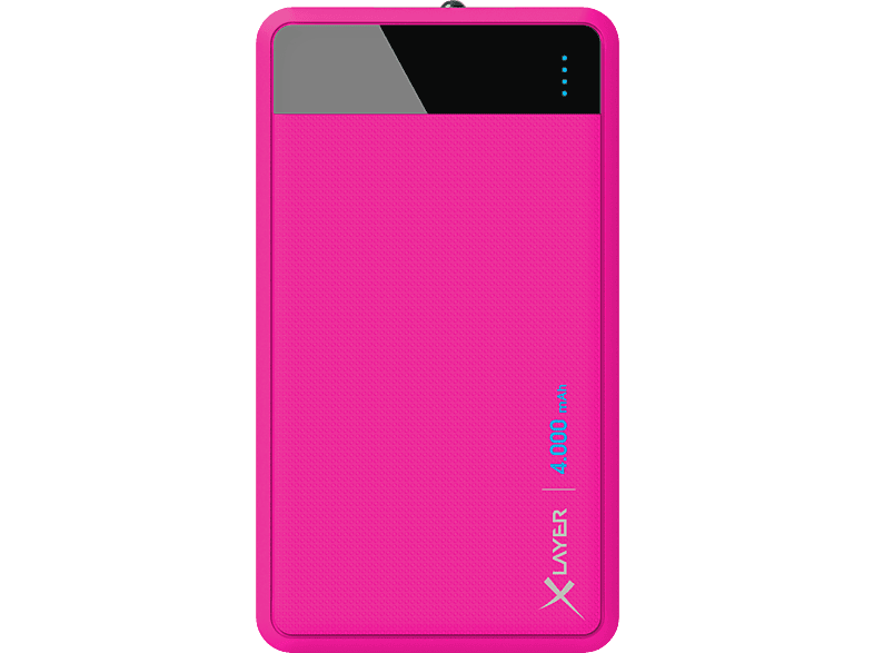 Colour mAh Line Powerbank XLAYER Pink 4000