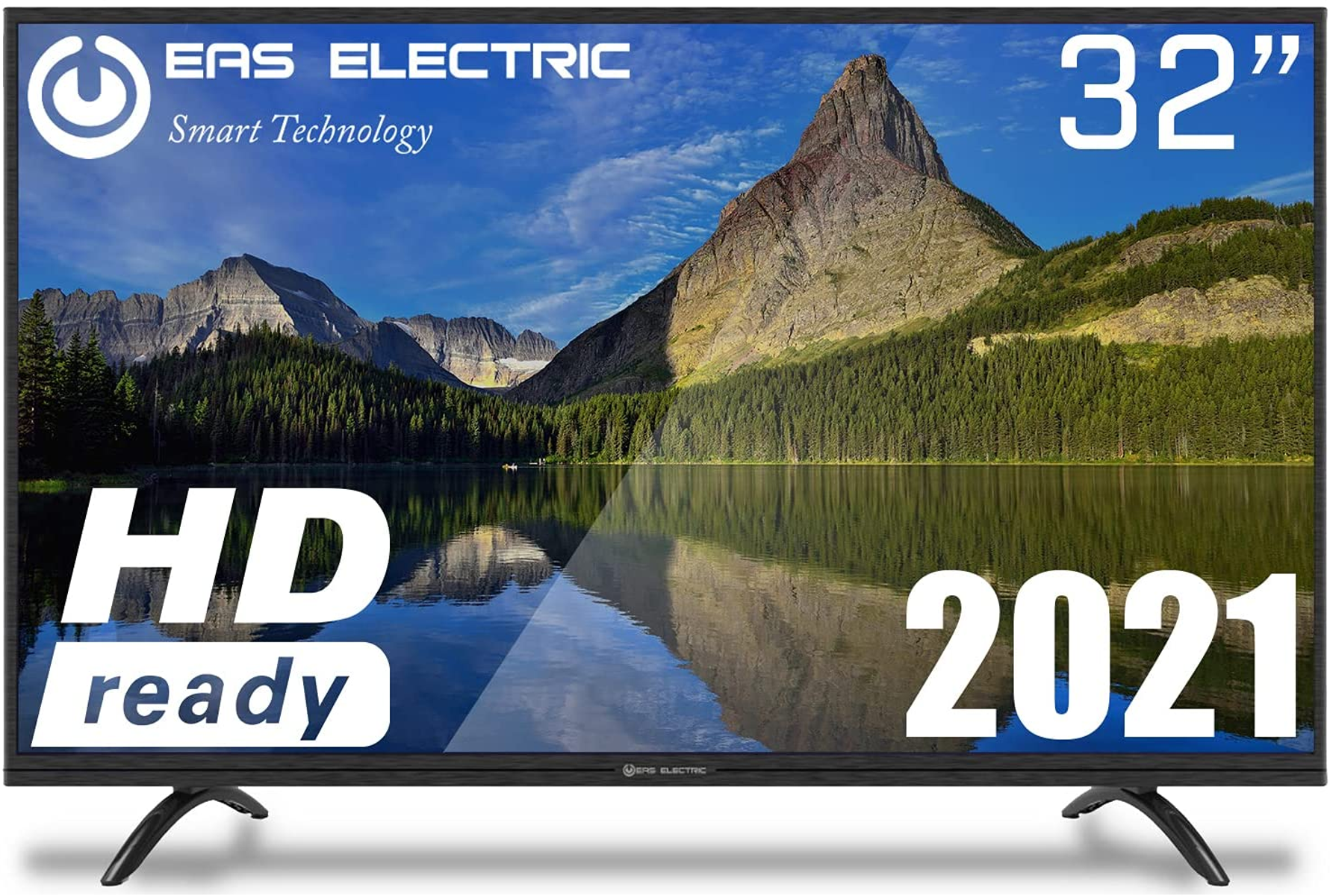 TV LED 32" E32AN70A - EAS-ELECTRIC, HD-ready, Smart TV, DVB-T2 (H.265), Negro