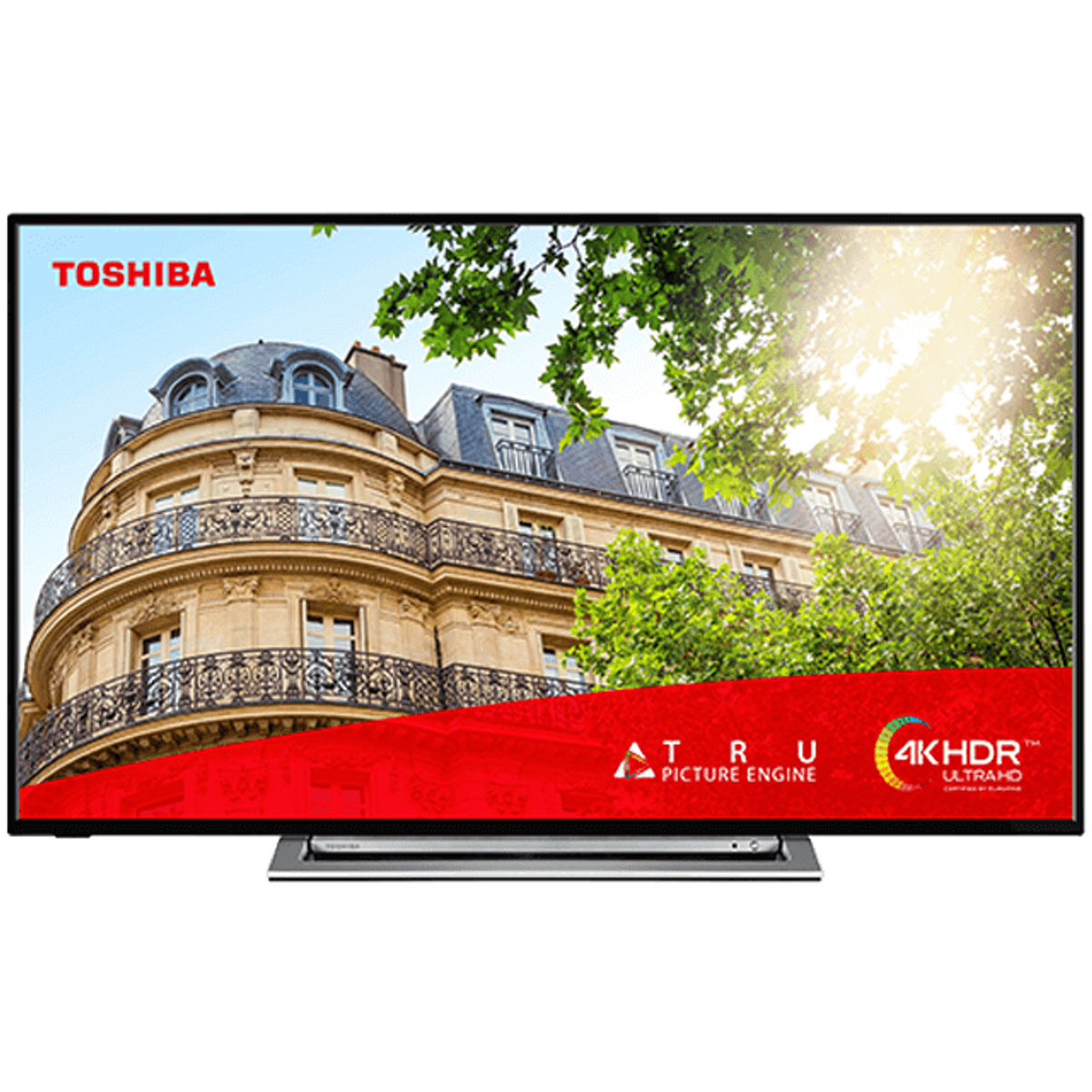 TV LED 65" - 65UL3B63DG TOSHIBA, UHD 4K, Quad Core, DVB-T2 (H.265)Sí, Negro