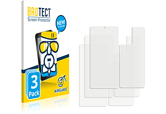 BROTECT 3x Airglass klare Schutzfolie(für Xiaomi 11T Pro (Vorder + Rückseite))