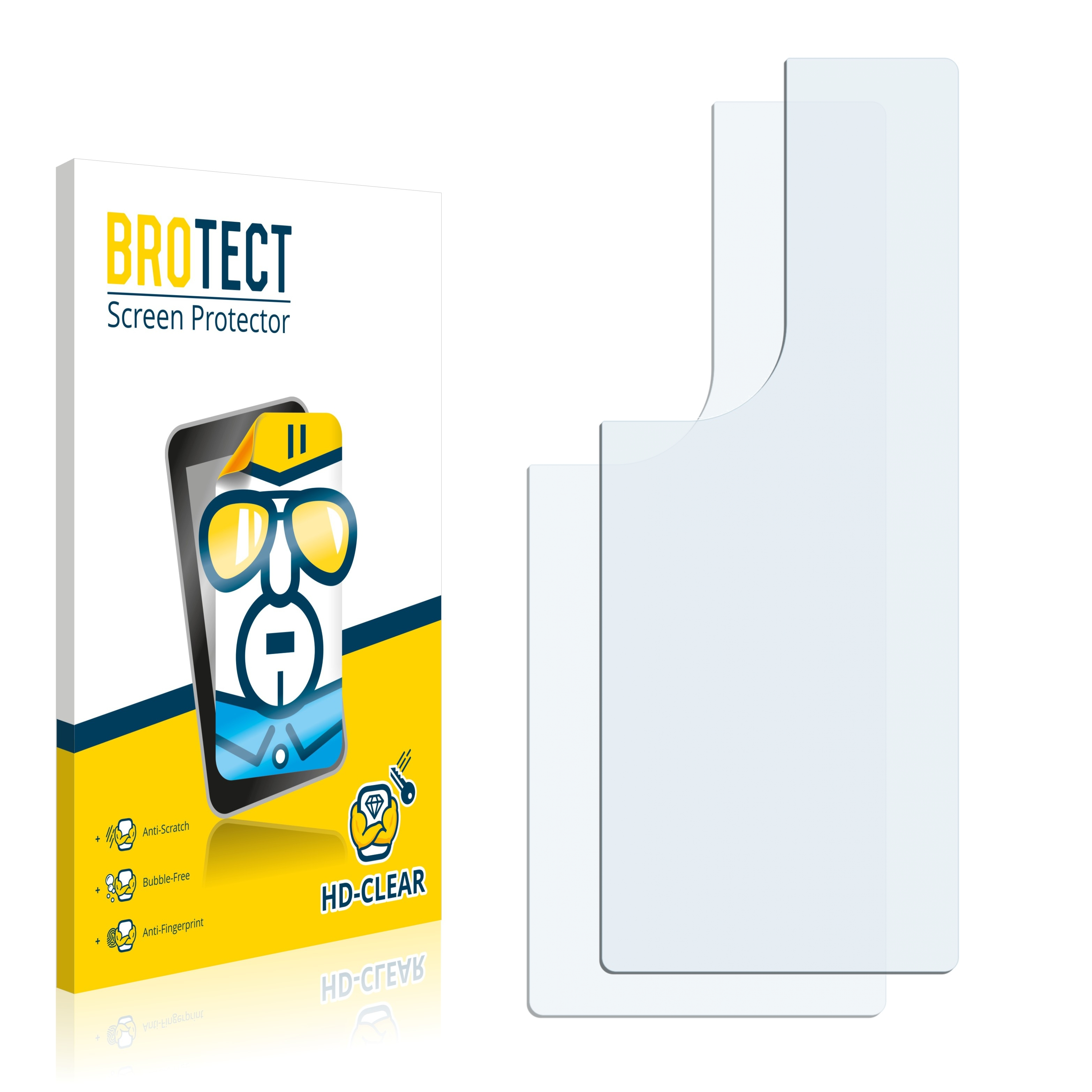 BROTECT Huawei Pro) P50 2x klare Schutzfolie(für