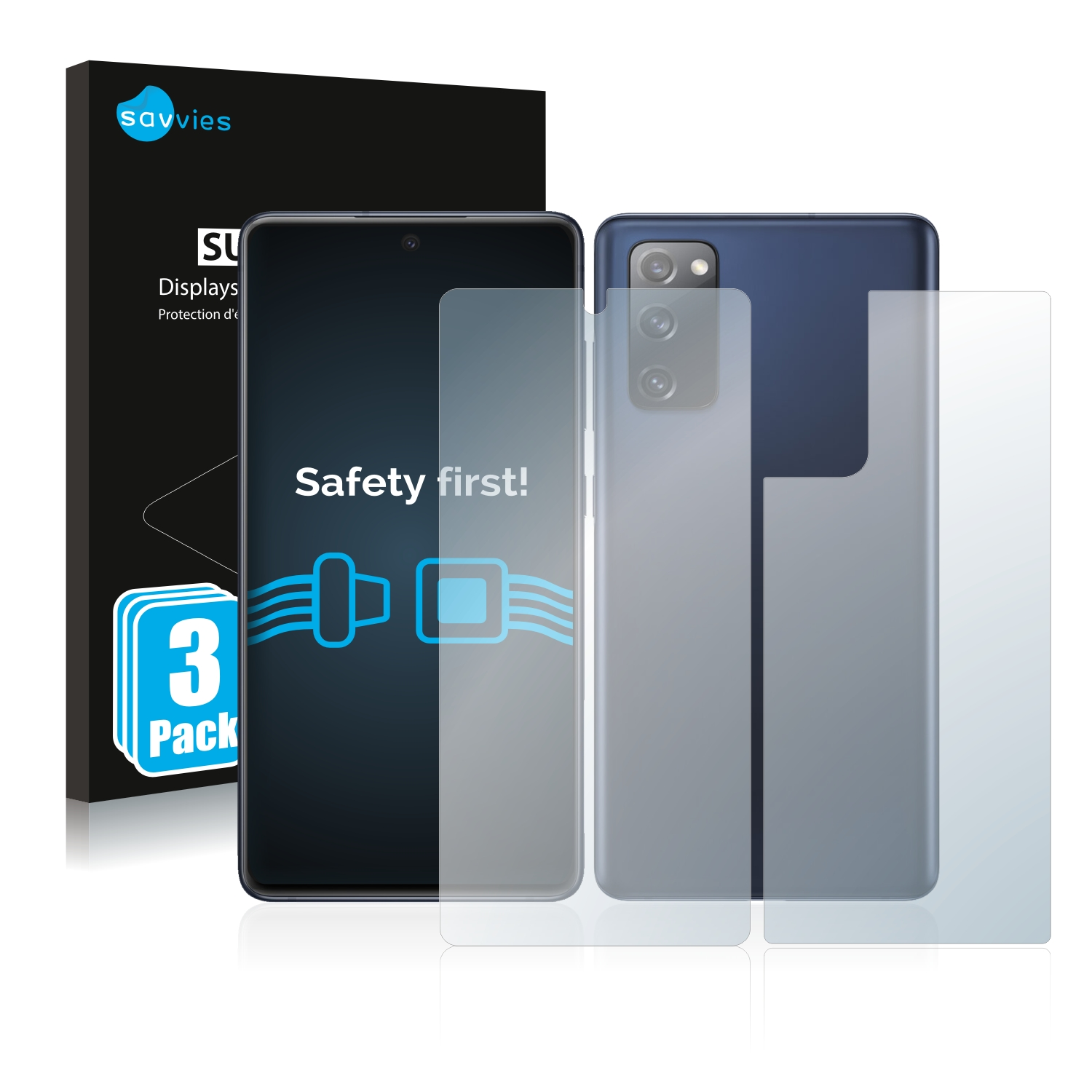 SAVVIES 6x klare Schutzfolie(für FE Samsung S20 Galaxy 5G)