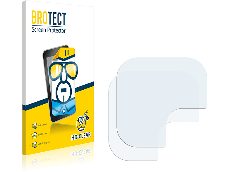BROTECT 2x klare Schutzfolie(für Blackview BV4900)