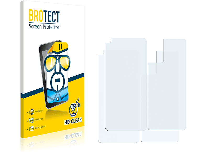 BROTECT 2x klare X7 Max 5G) realme Schutzfolie(für