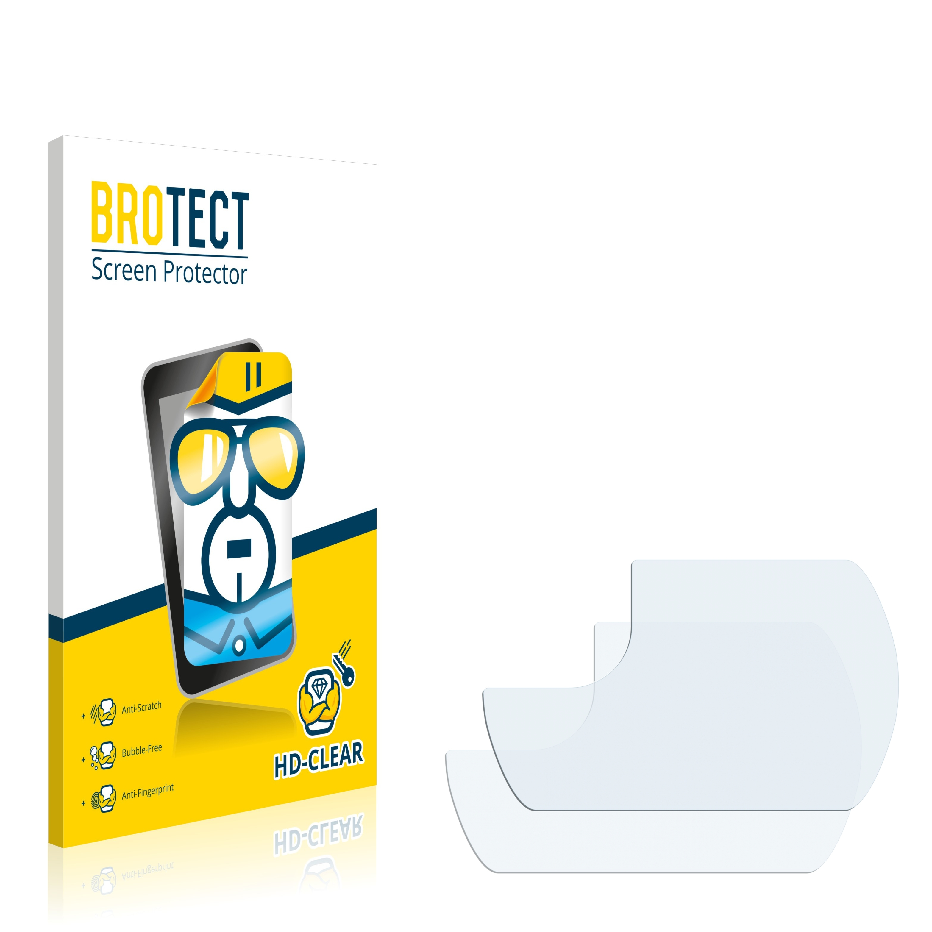 Poco Xiaomi NFC) BROTECT 2x klare Schutzfolie(für X3