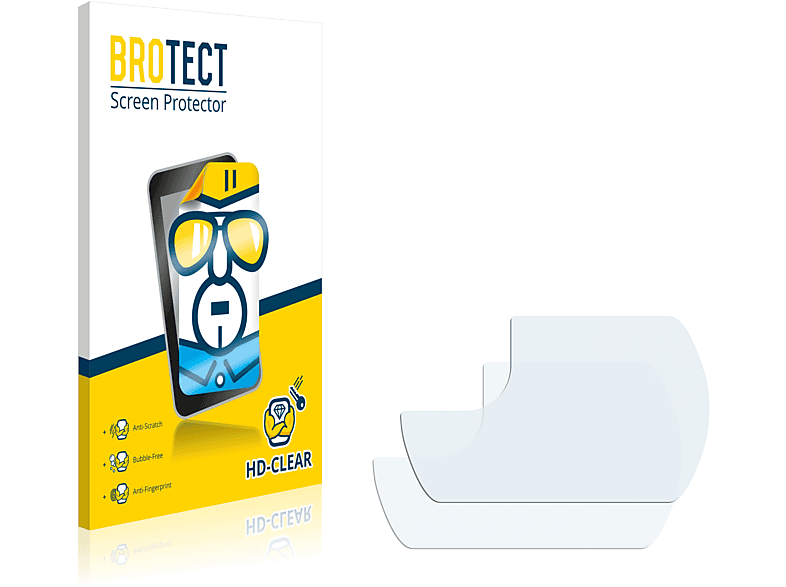 BROTECT 2x klare Schutzfolie(für Xiaomi Poco X3 NFC)