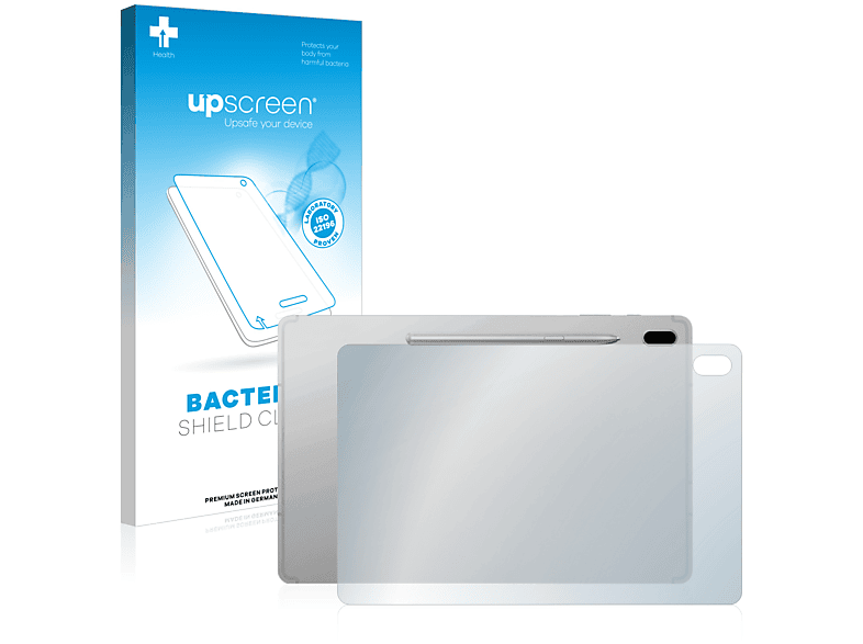 UPSCREEN antibakteriell klare Schutzfolie(für Samsung Galaxy Tab S7 FE (im Querformat))
