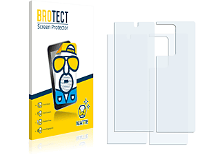 BROTECT 2x matte Schutzfolie(für Samsung Galaxy Z Fold 2 5G (Vorder + Rückseite))
