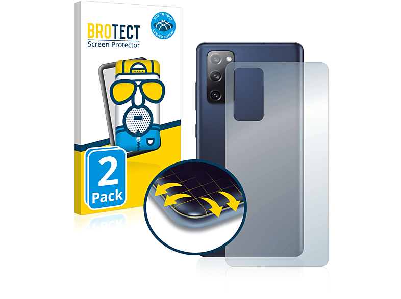 Schutzfolie(für Full-Cover 2x matt FE) Flex Curved S20 BROTECT 3D Galaxy Samsung