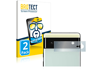 BROTECT 2x klare Schutzfolie(für Google Pixel 6 (NUR Kamera))