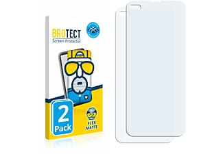 BROTECT 2x Flex matt Full-Cover 3D Cuverd Schutzfolie(für Motorola Edge S)
