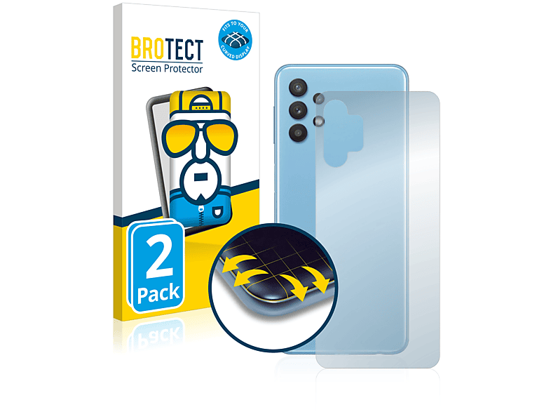 5G) BROTECT 3D Full-Cover Schutzfolie(für A32 Curved Flex Galaxy Samsung 2x