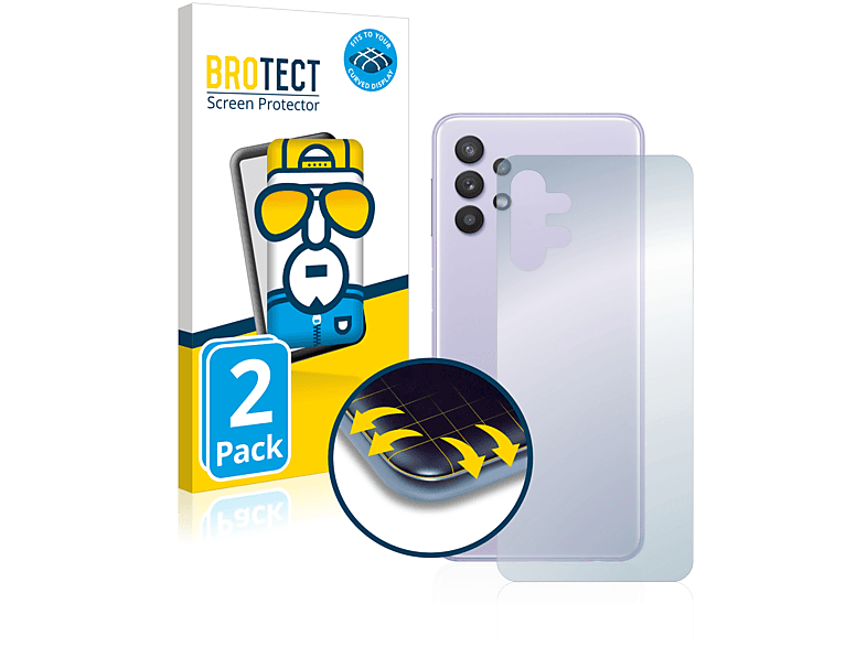 BROTECT 2x Galaxy Full-Cover 3D Schutzfolie(für Samsung Flex Curved A32)