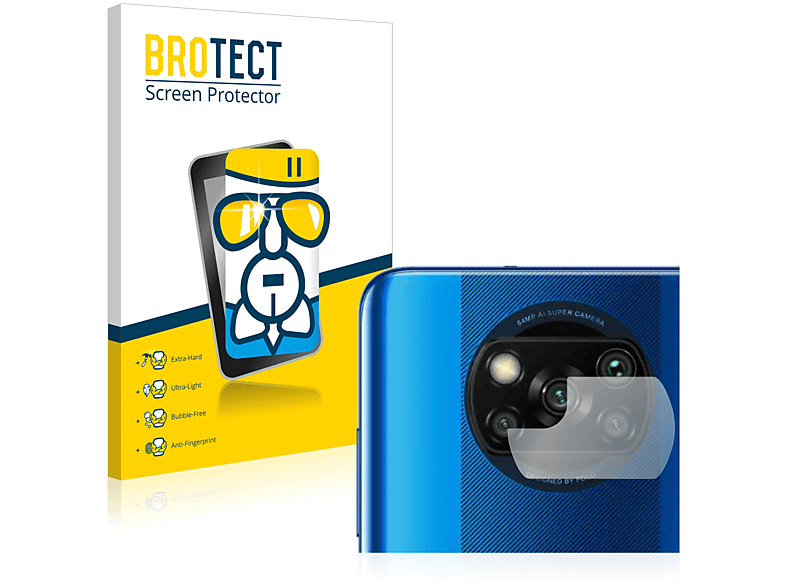 BROTECT Airglass klare Schutzfolie(für Xiaomi Pro) X3 Poco
